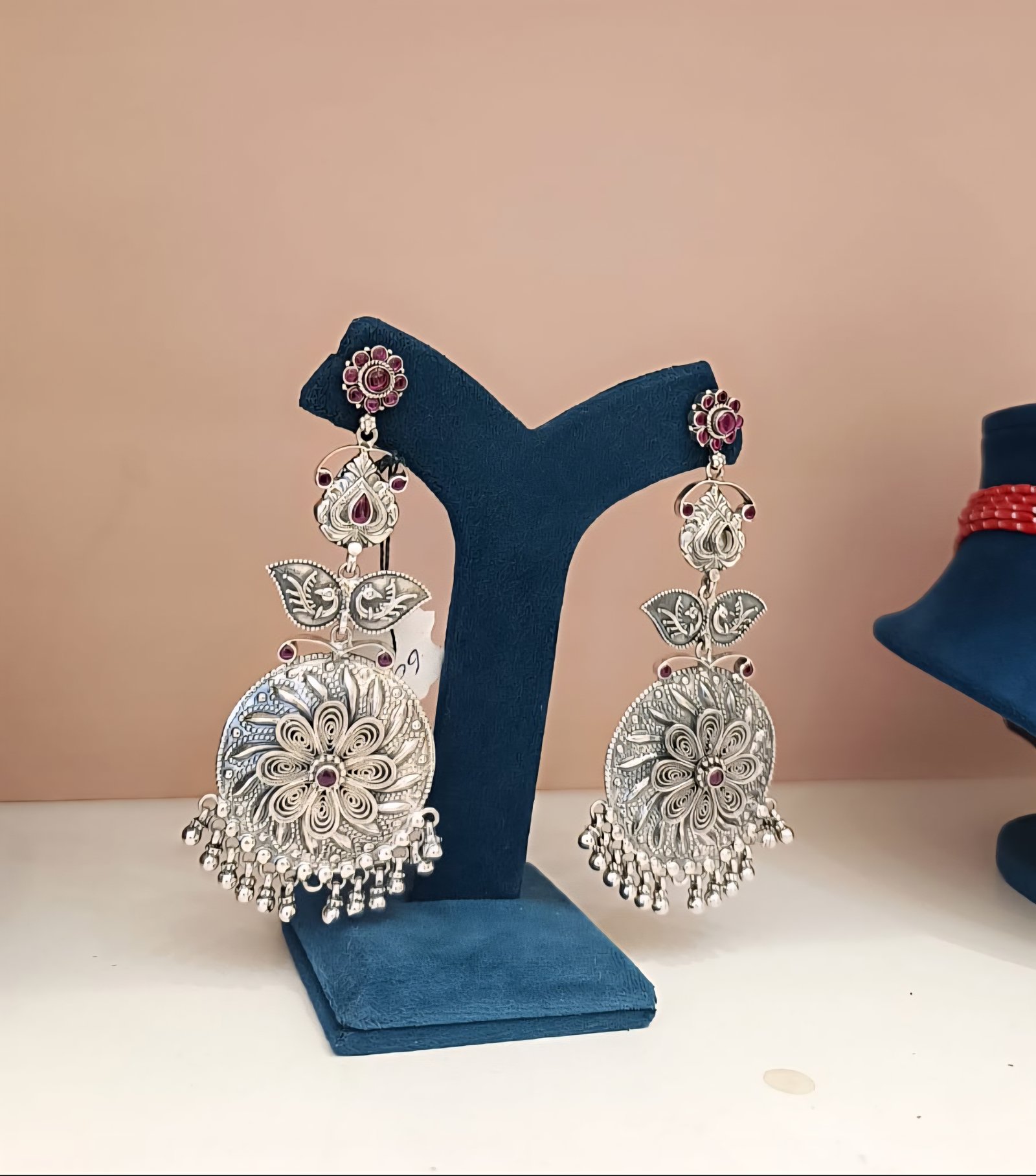 Peacock Leaf Long Hangings