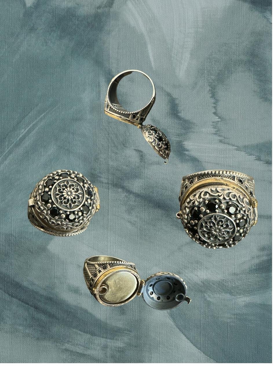 Antique Gold & Silver Braided Men’s Ring