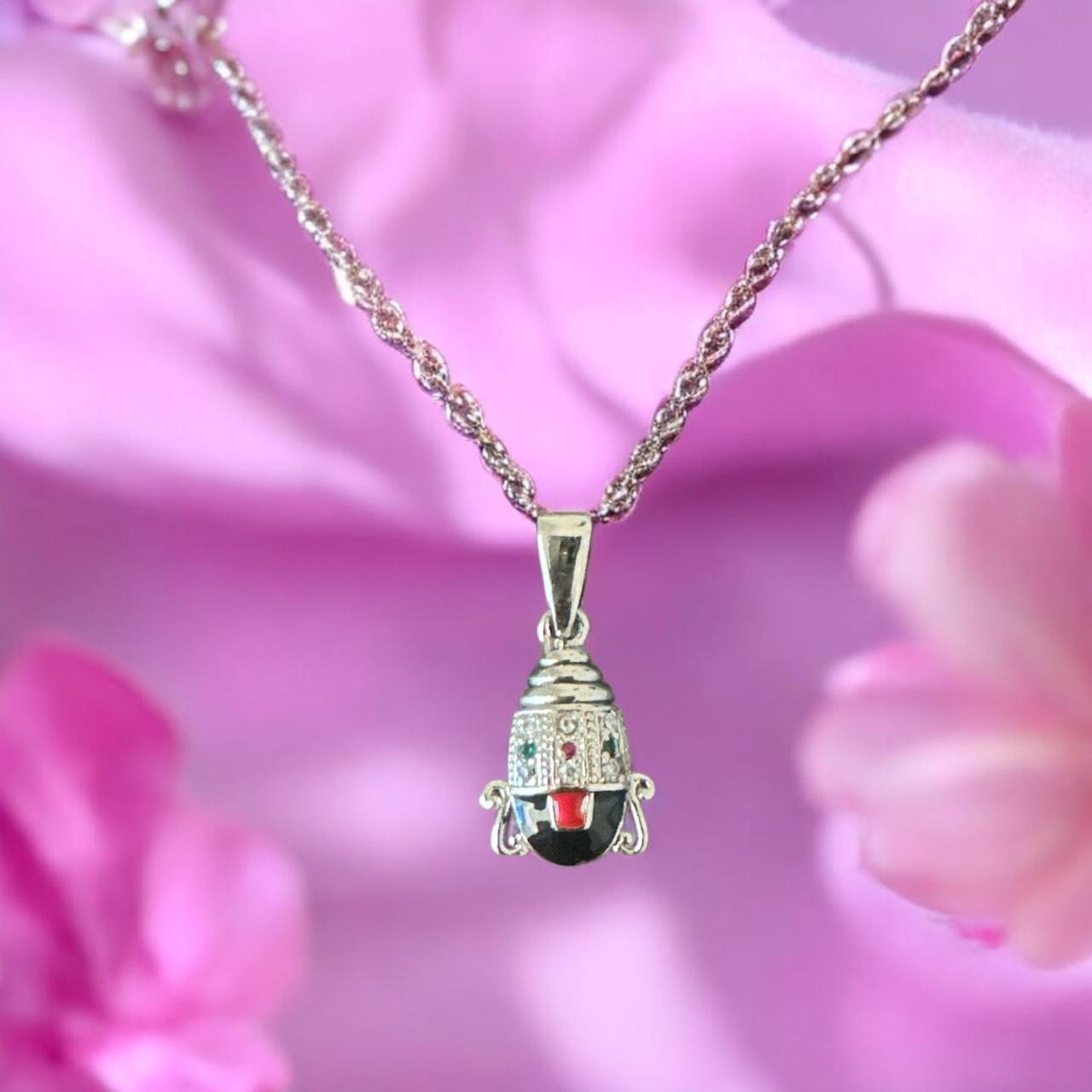 Balaji Model Silver Polish Pendant