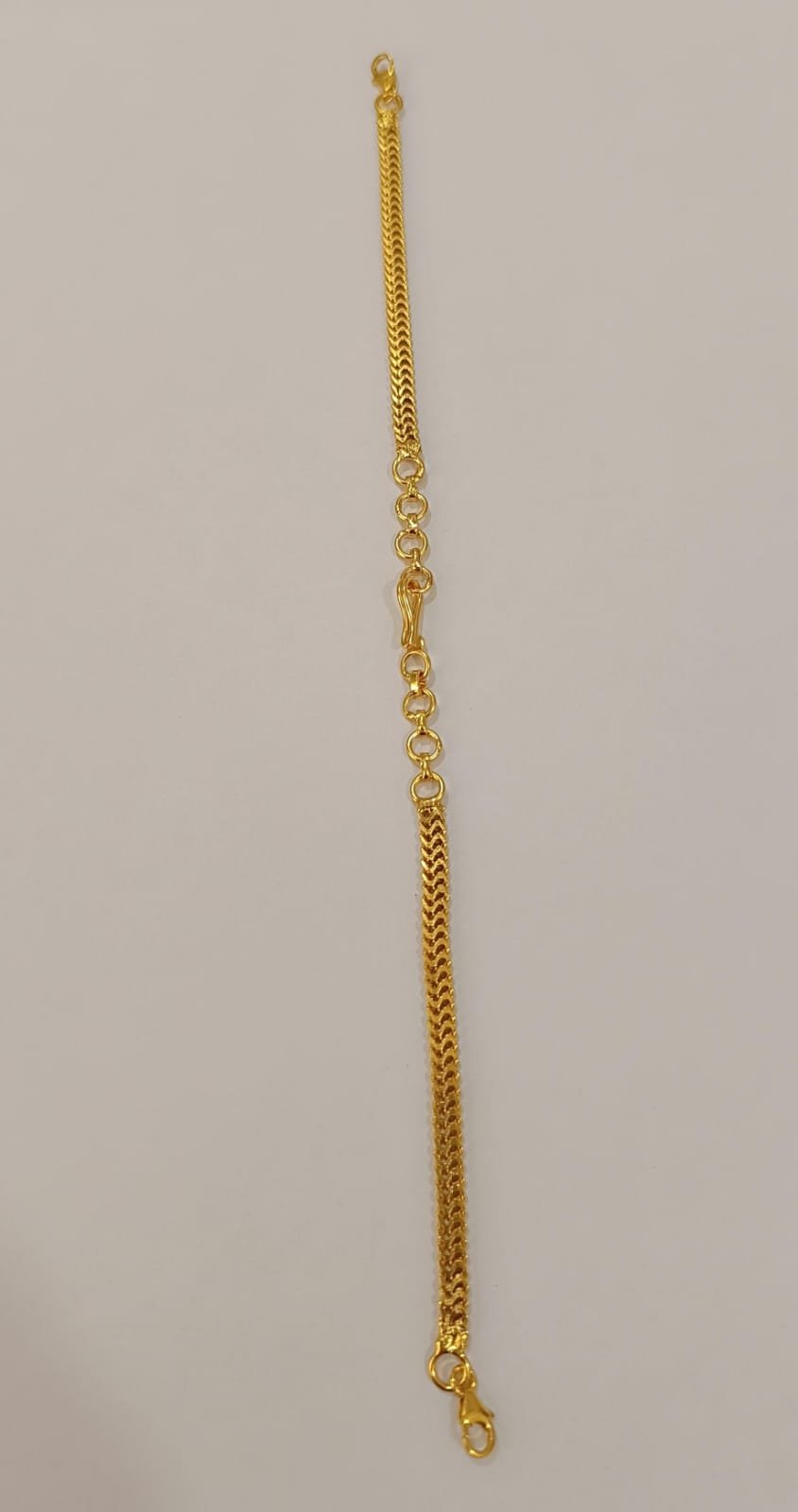 Black Chain with Gold Polish