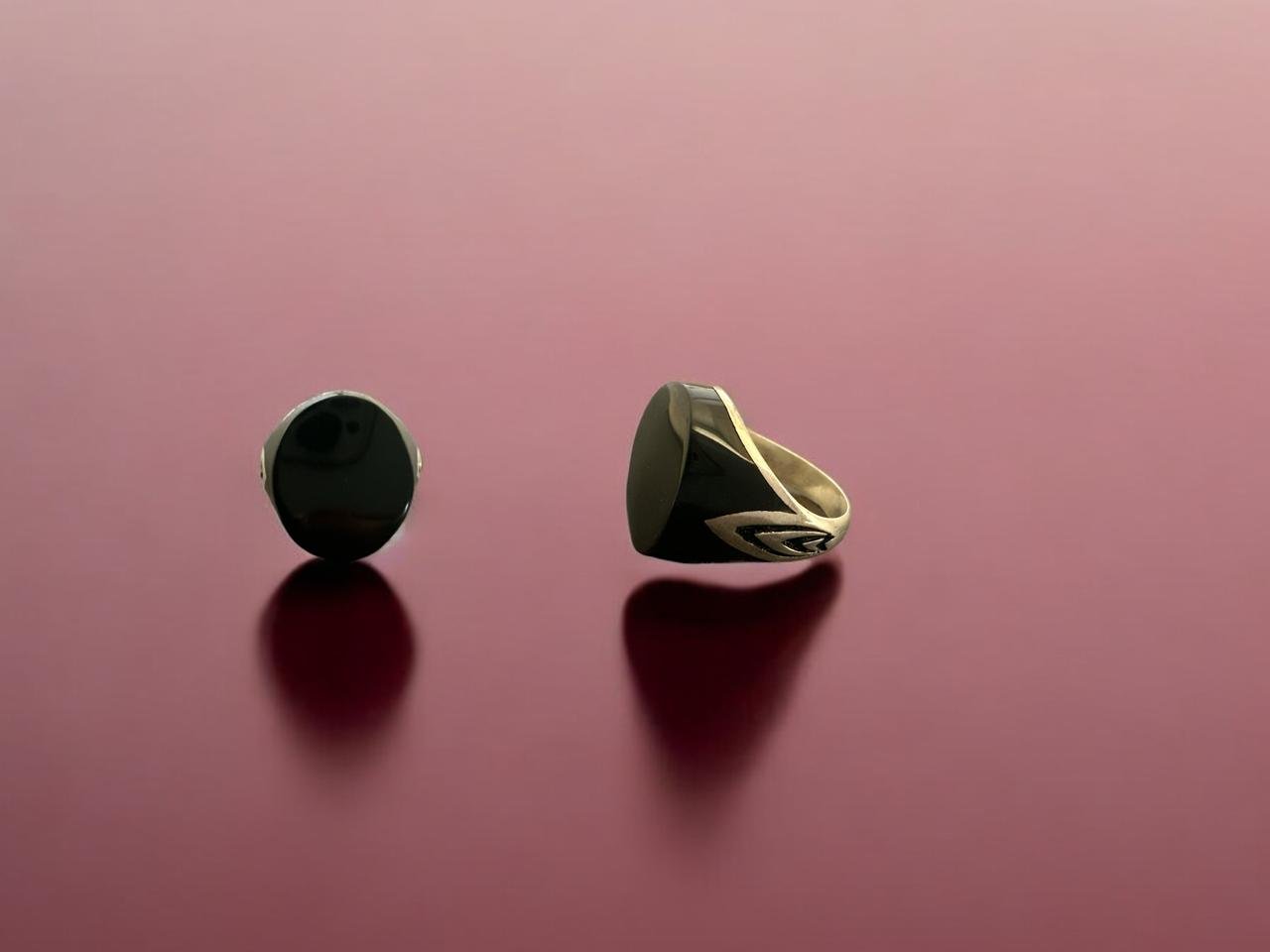 Black Stone Classic Men’s Finger Ring