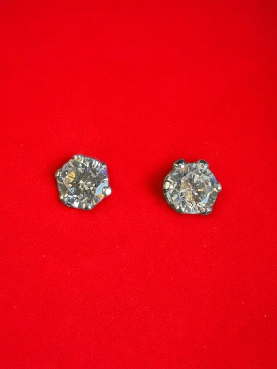 CZ Silver Glow Studs