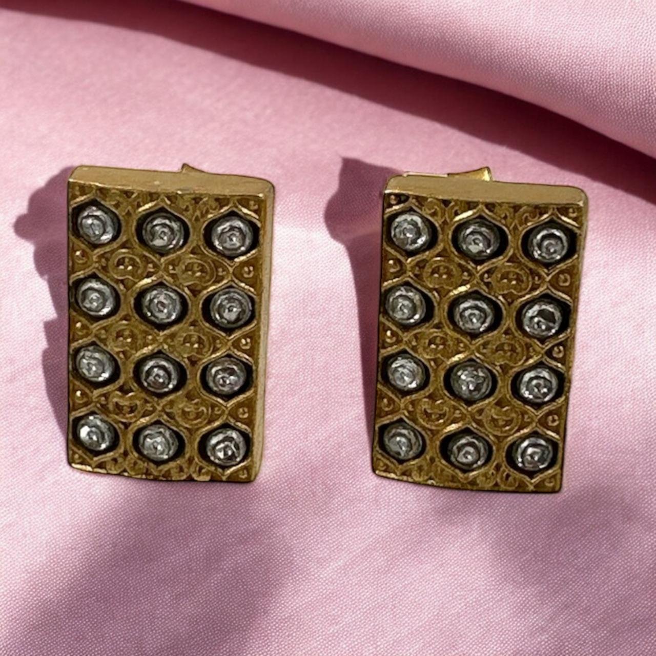 CZ Stone Gold Studs