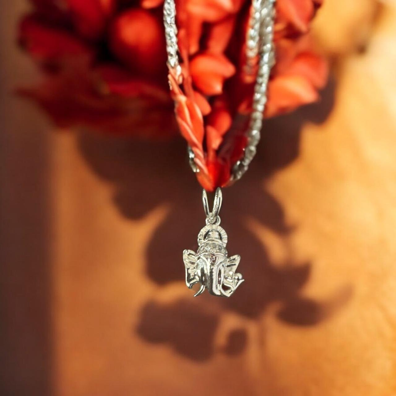 Ganesh Model Silver Polish Pendant