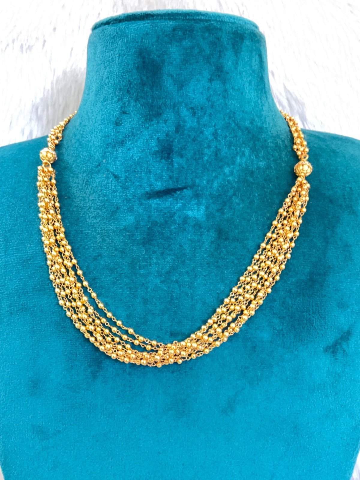 Gold Balls Bunch Chain