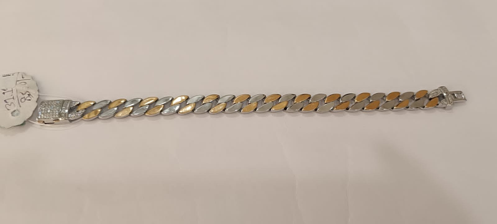 Italian bracelet with silver polish