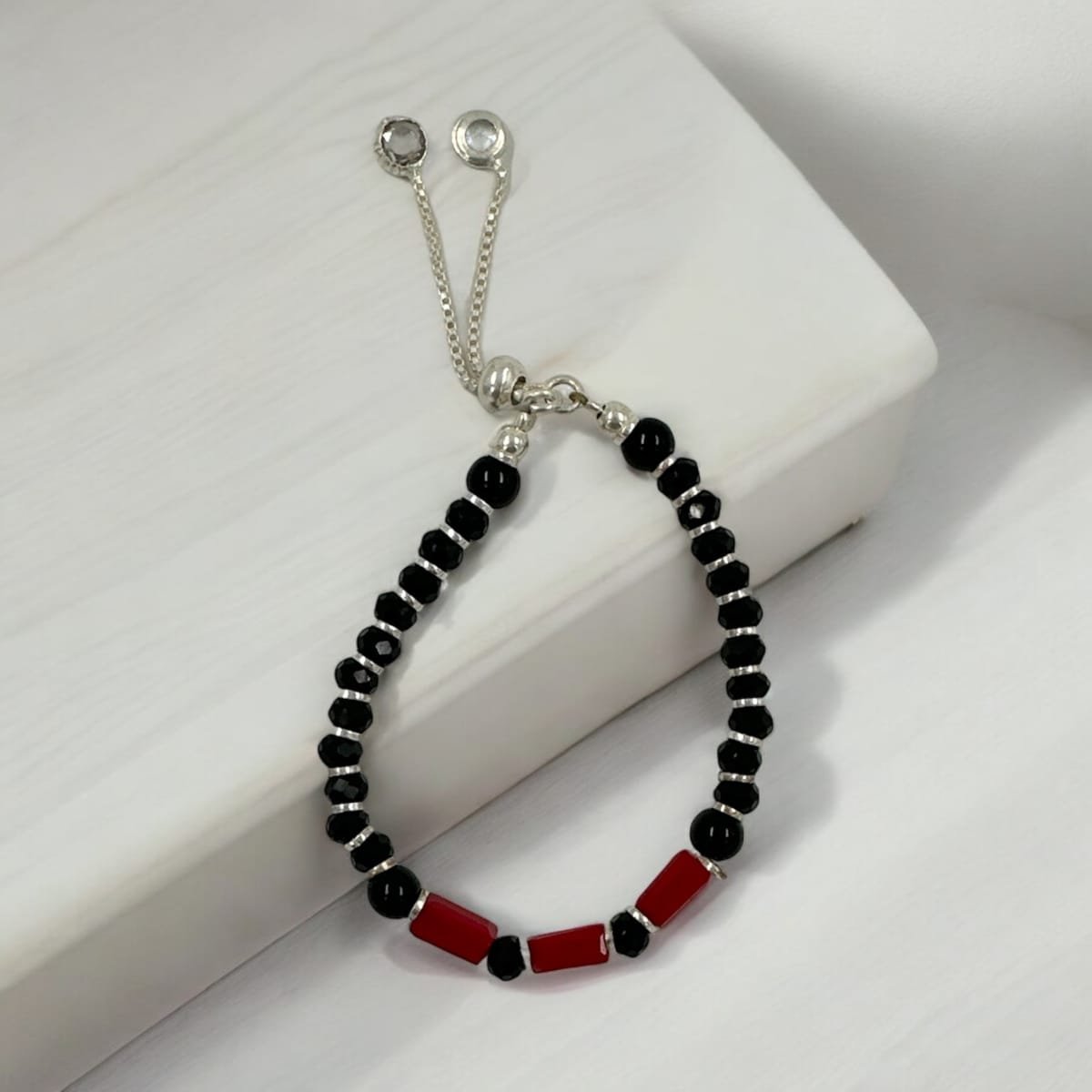 Jewellery Red Stone Baby Anklet