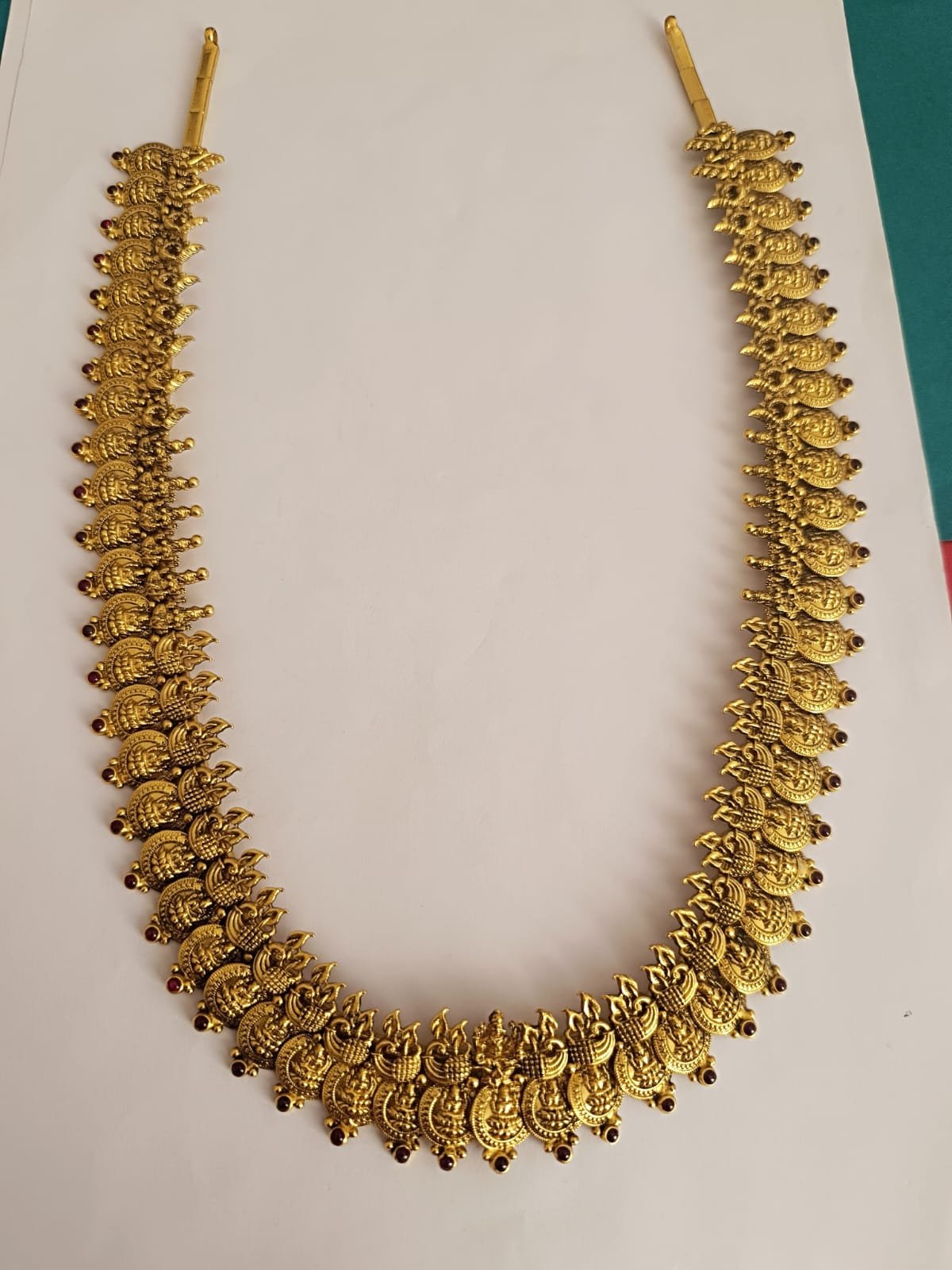 Kasulu  haram with gold polish and ruby stones