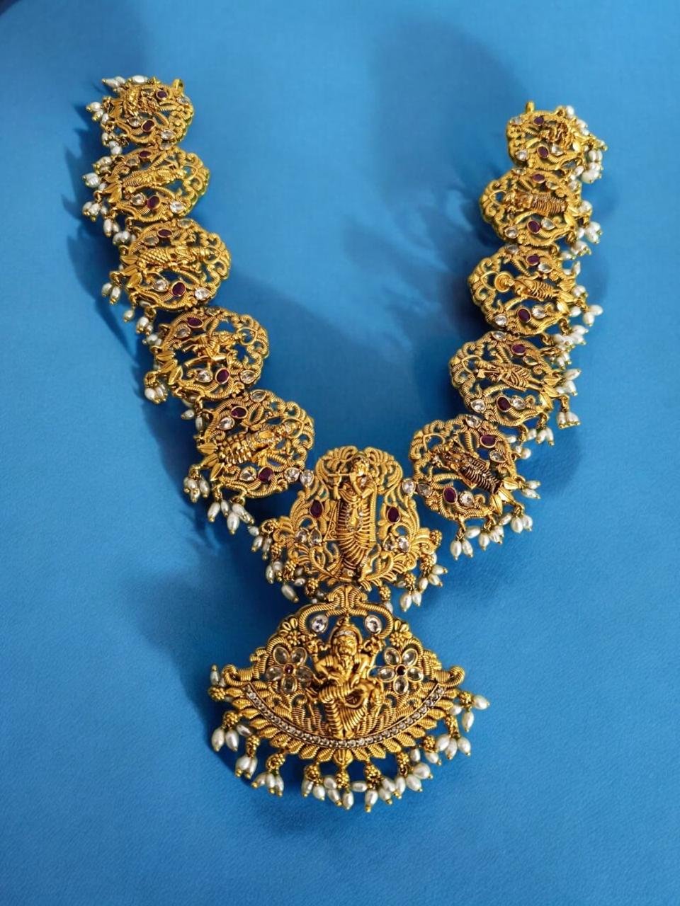 Lakshmi Narasimha Swami Dashavatharam Necklace