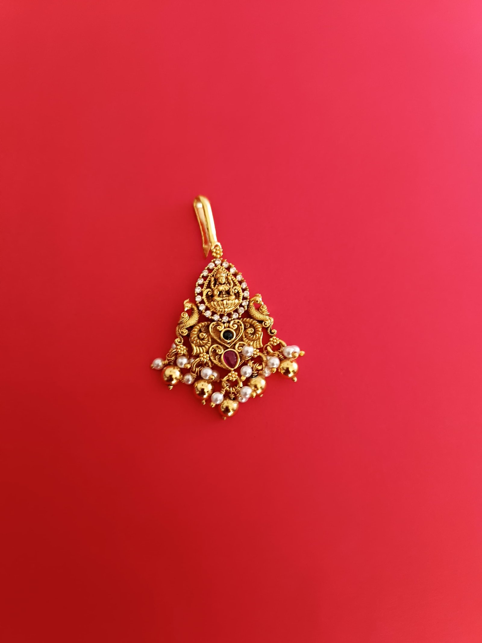 Laxmi devi design mantika  Gold polish