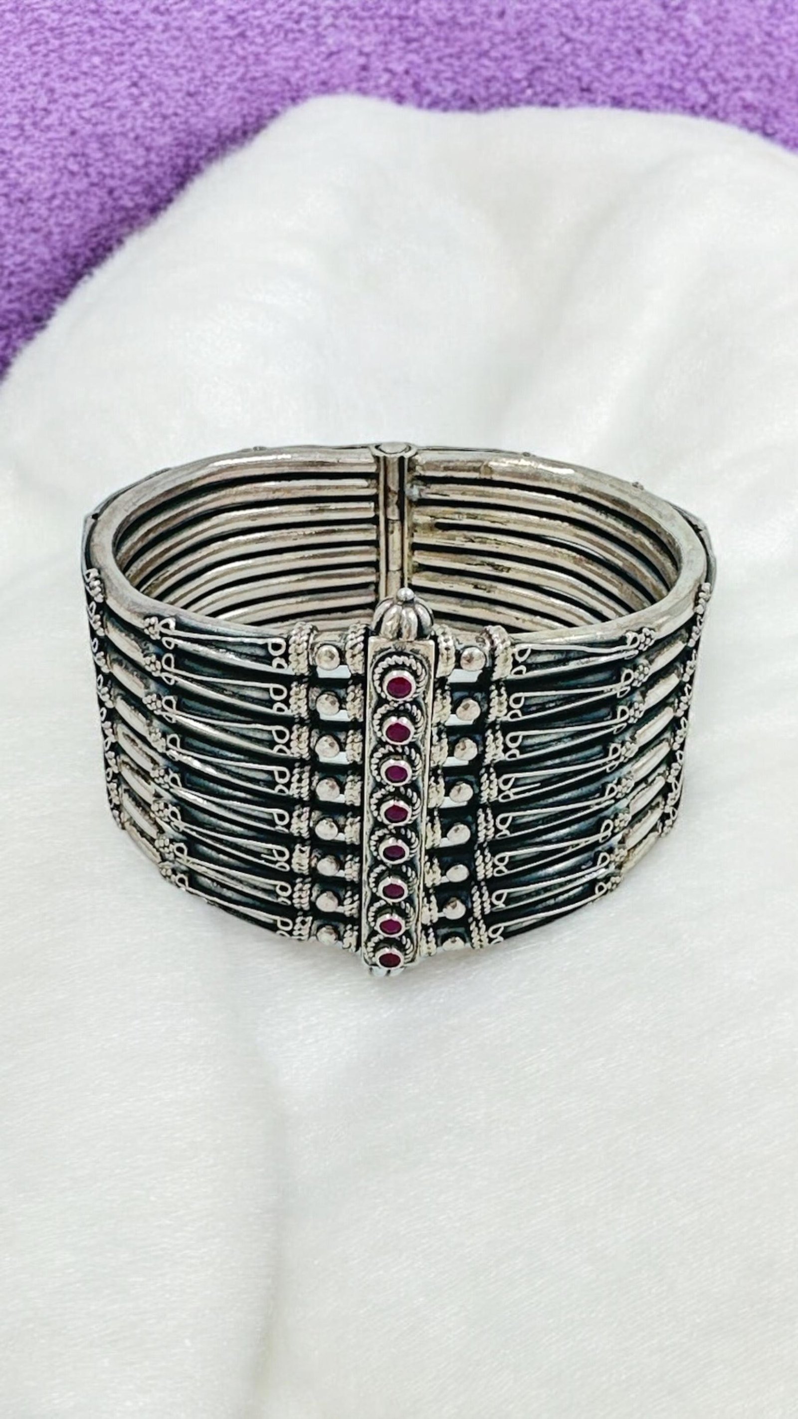 Men's kada with antique polish