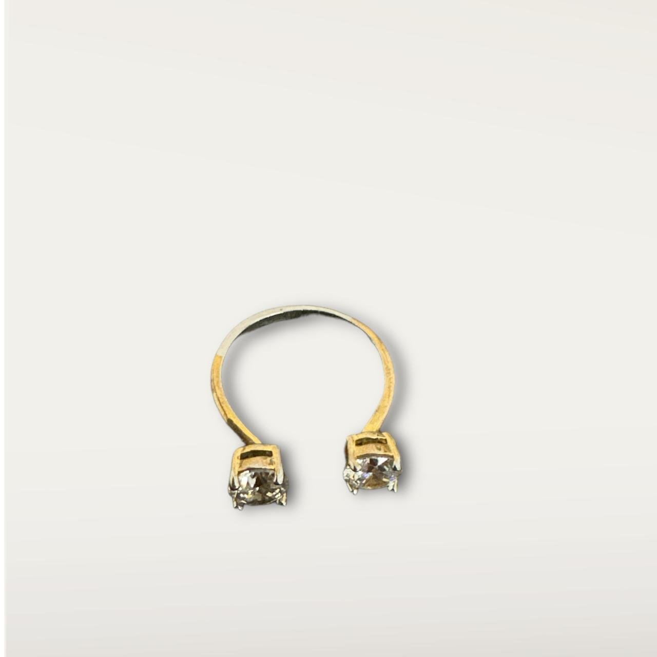 Moissanite Gold Polish Ladies Ring