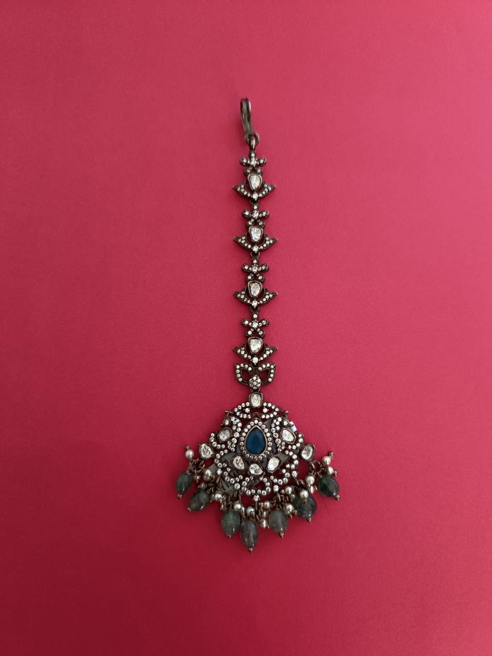 Mozanite & CZ Mang Tikka