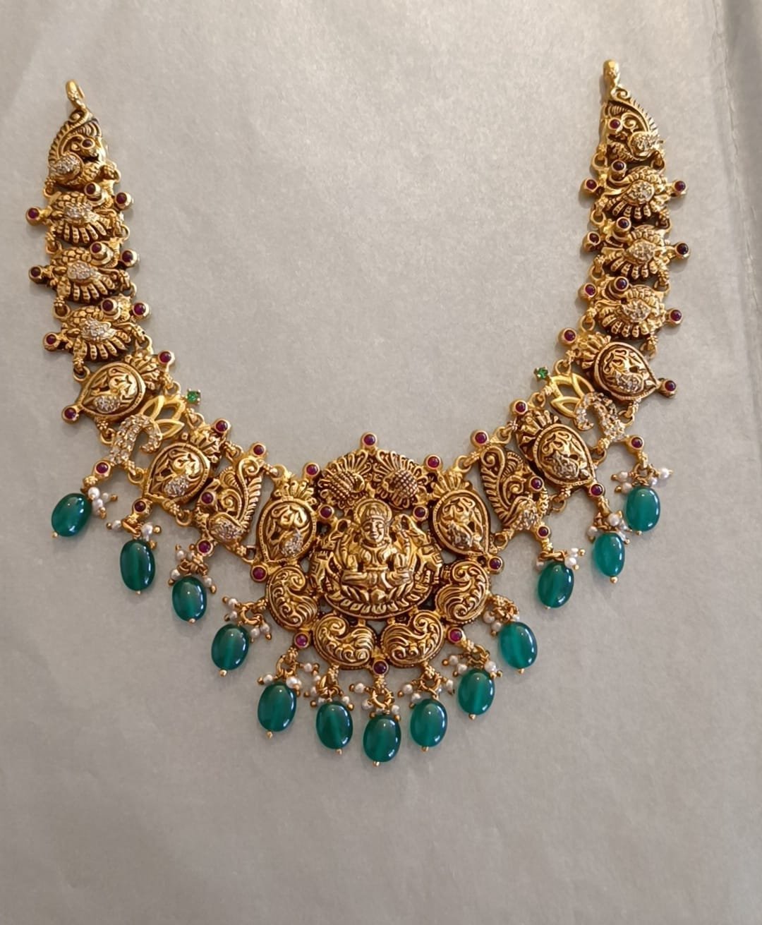 Nakshi Peacock Necklace