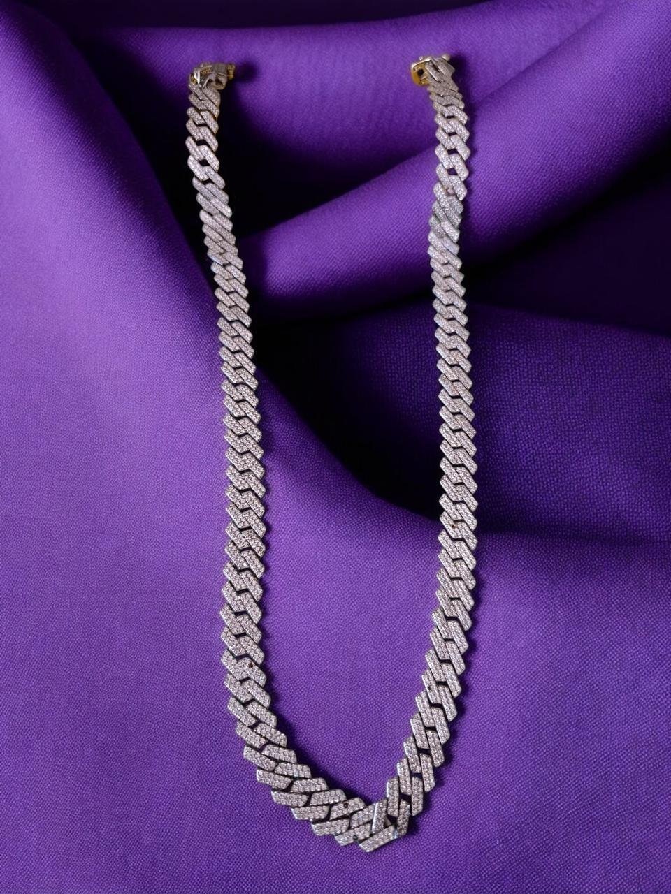 Premium CZ Braided Men’s Chain
