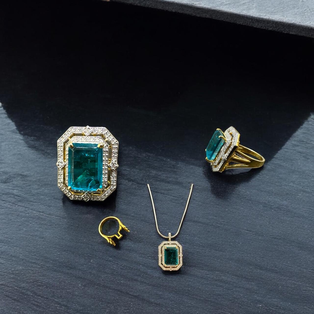 Premium CZ Convertible Set