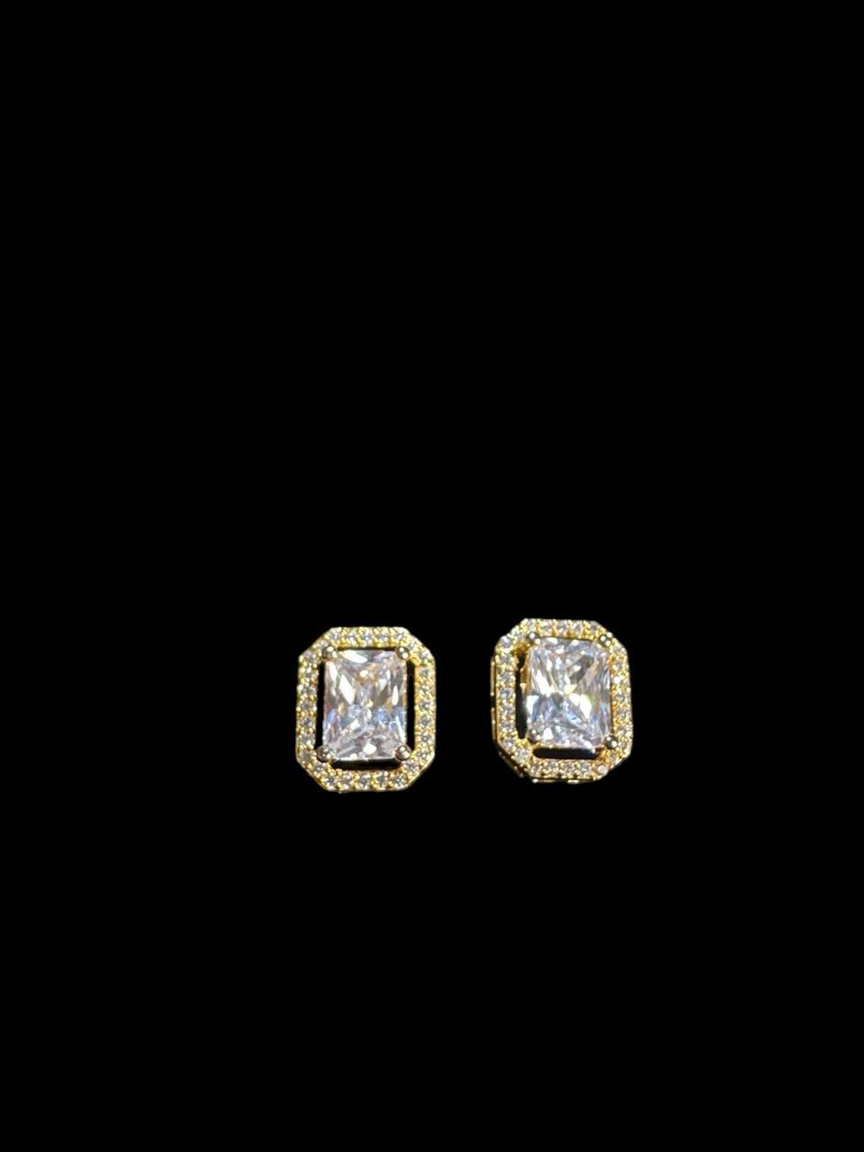 Premium CZ Gold Studs
