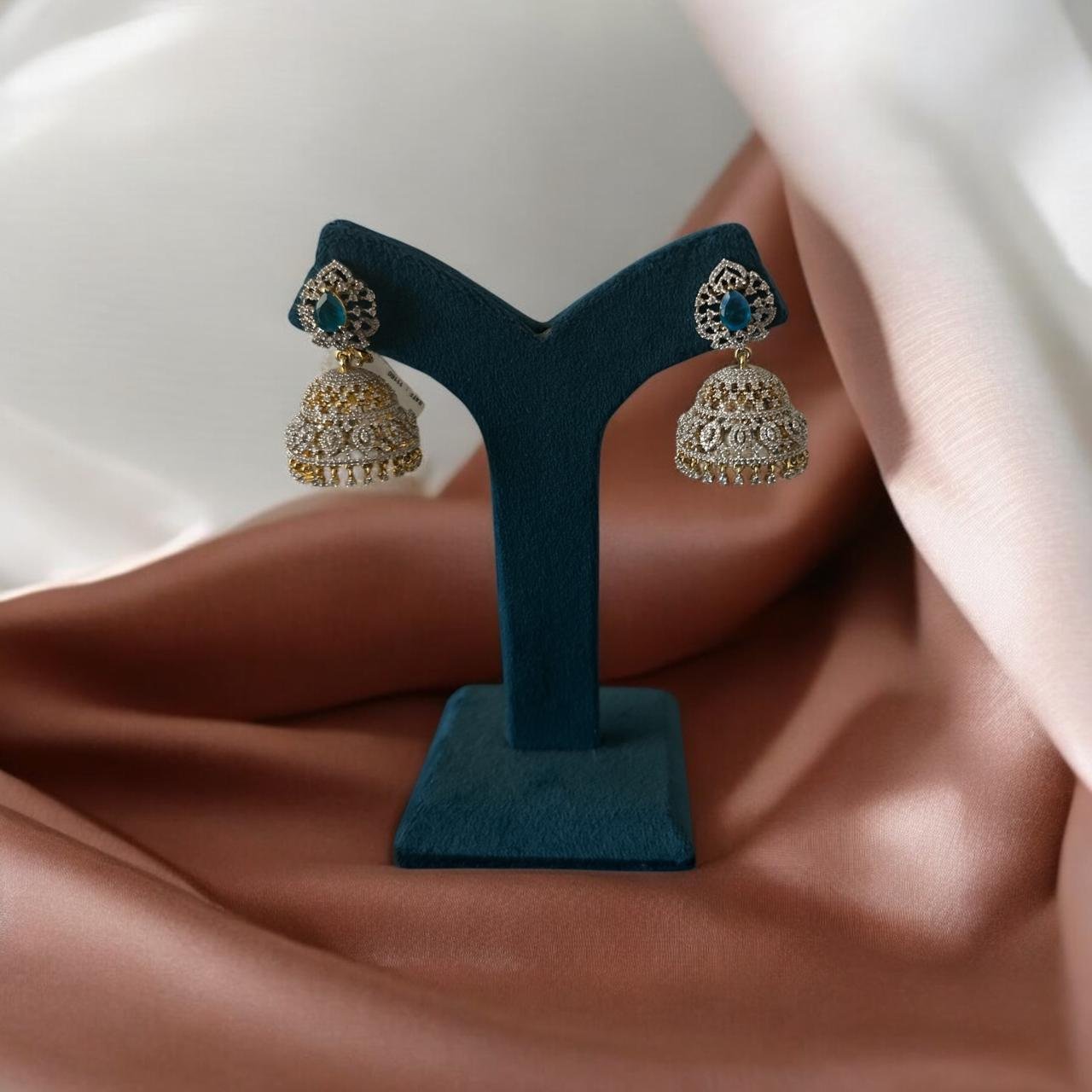 Premium CZ & Green Stone Buttalu