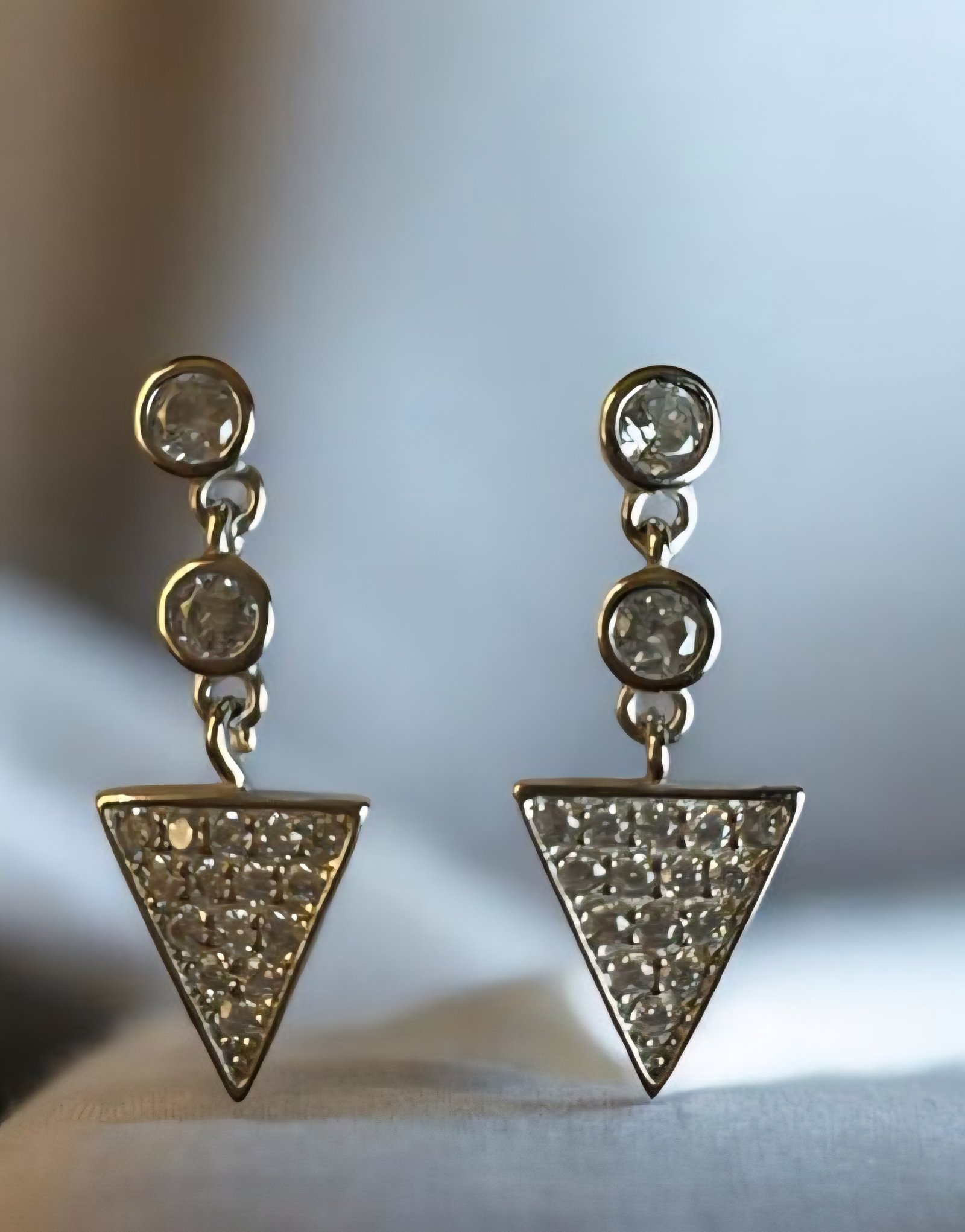 Premium CZ Hanging Studs