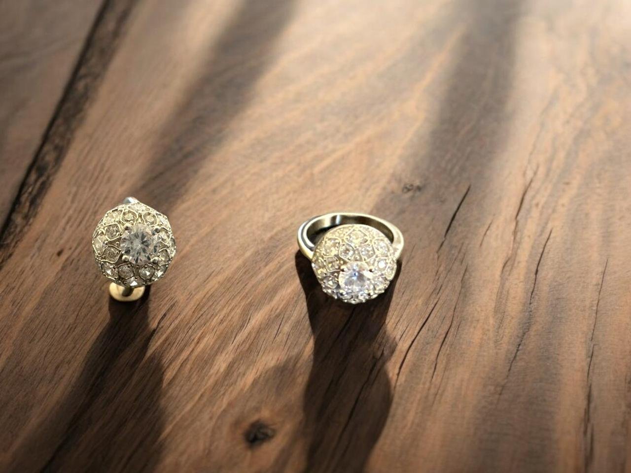 Premium CZ Silver Polish Ladies Ring