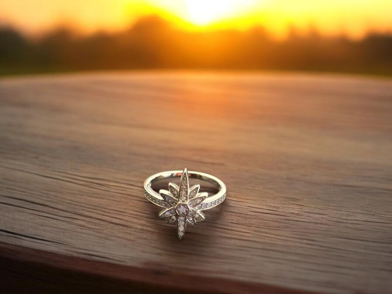 Premium CZ Silver Polish Ring