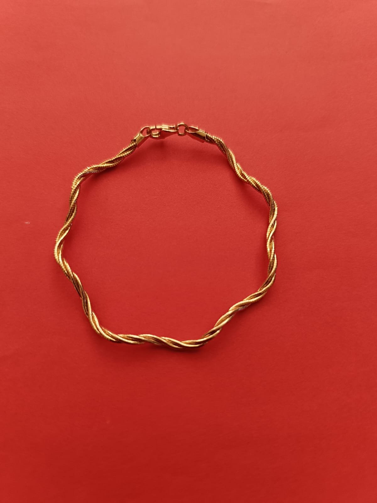 Rose gold polish bangle modal bracelet