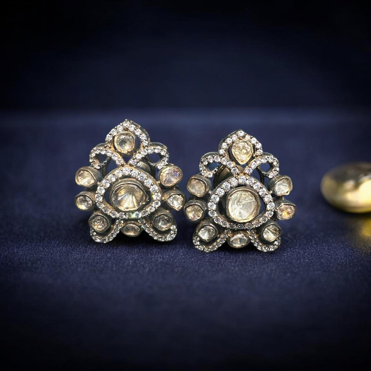 Victoria Polki Studs